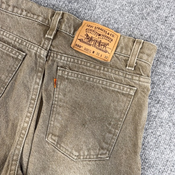 Levi's Other - Vintage Levi's 550 Orange Tab Brown Denim Jeans Made in USA Relaxed 31x32 90s